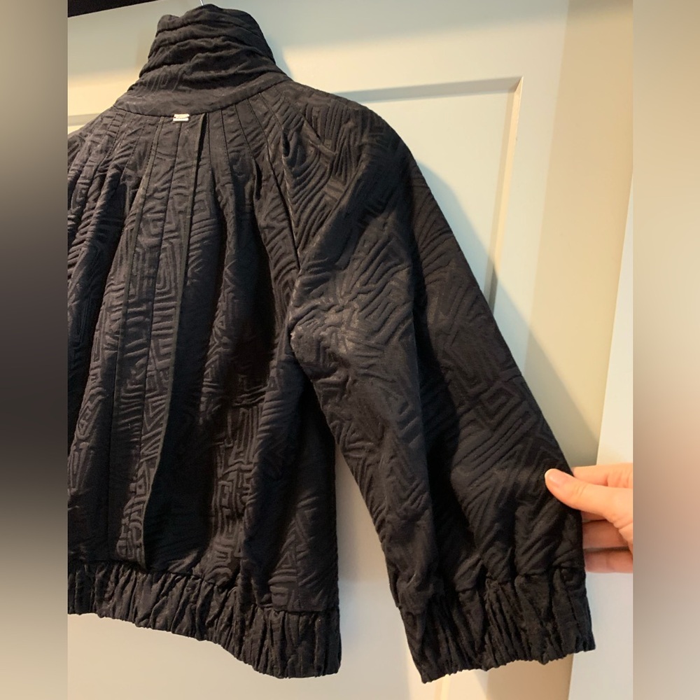 St. John Abstract Bomber-Style Jacket - Picture 9 of 9